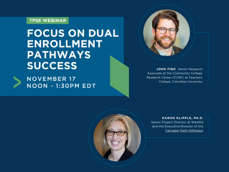 focus on dual enrollment pathways success november 17