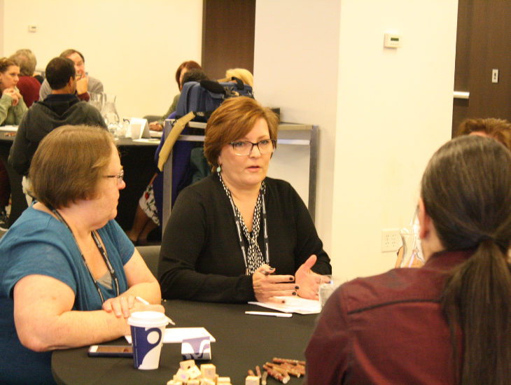 faculty participate in professional development